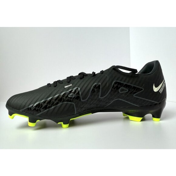 Nike Zoom Vapor 15 Academy FG/MG Black Volt Soccer Cleats Size 8 DJ5631-001 - Picture 4 of 7